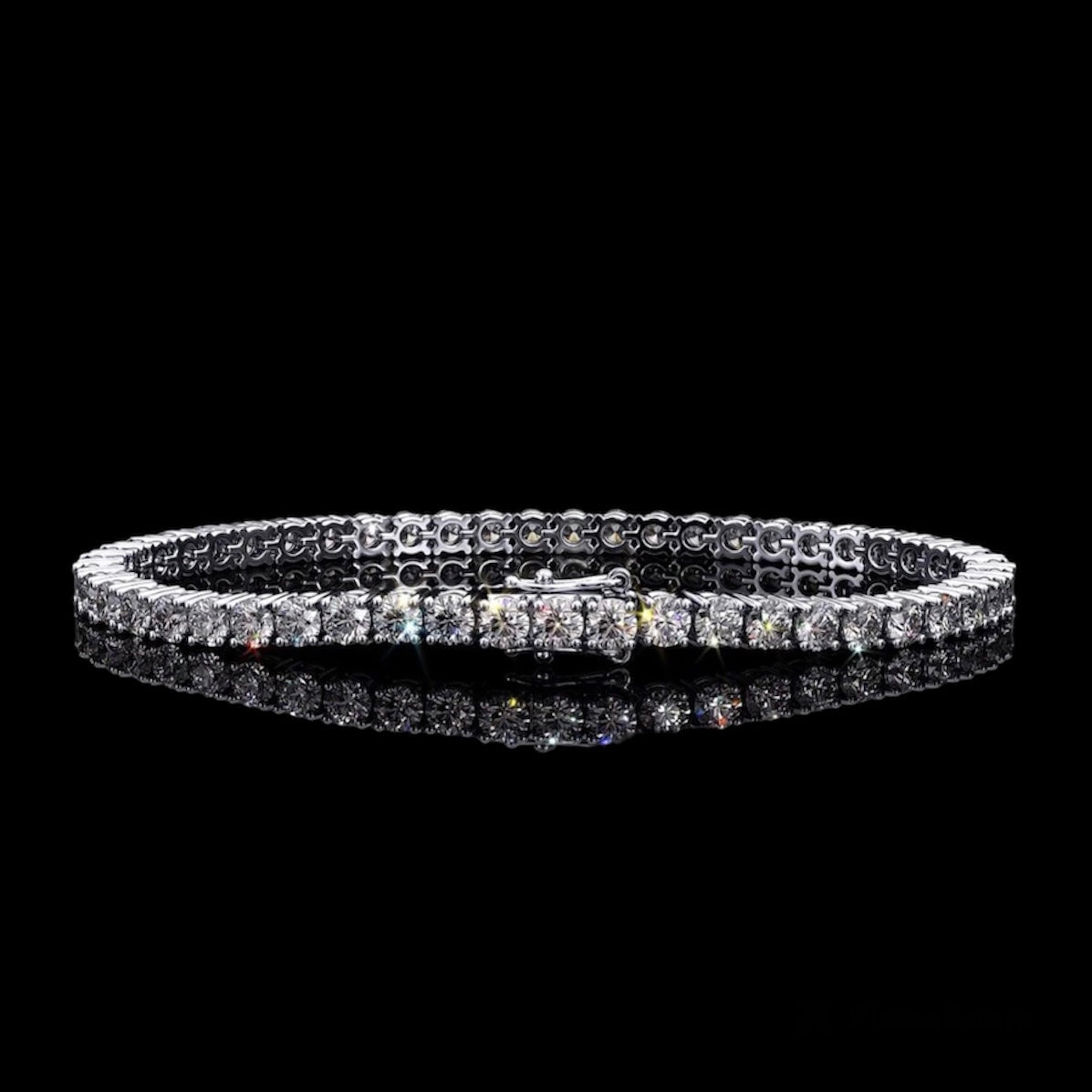 3mm Moissanite Diamanten Tennis Armband