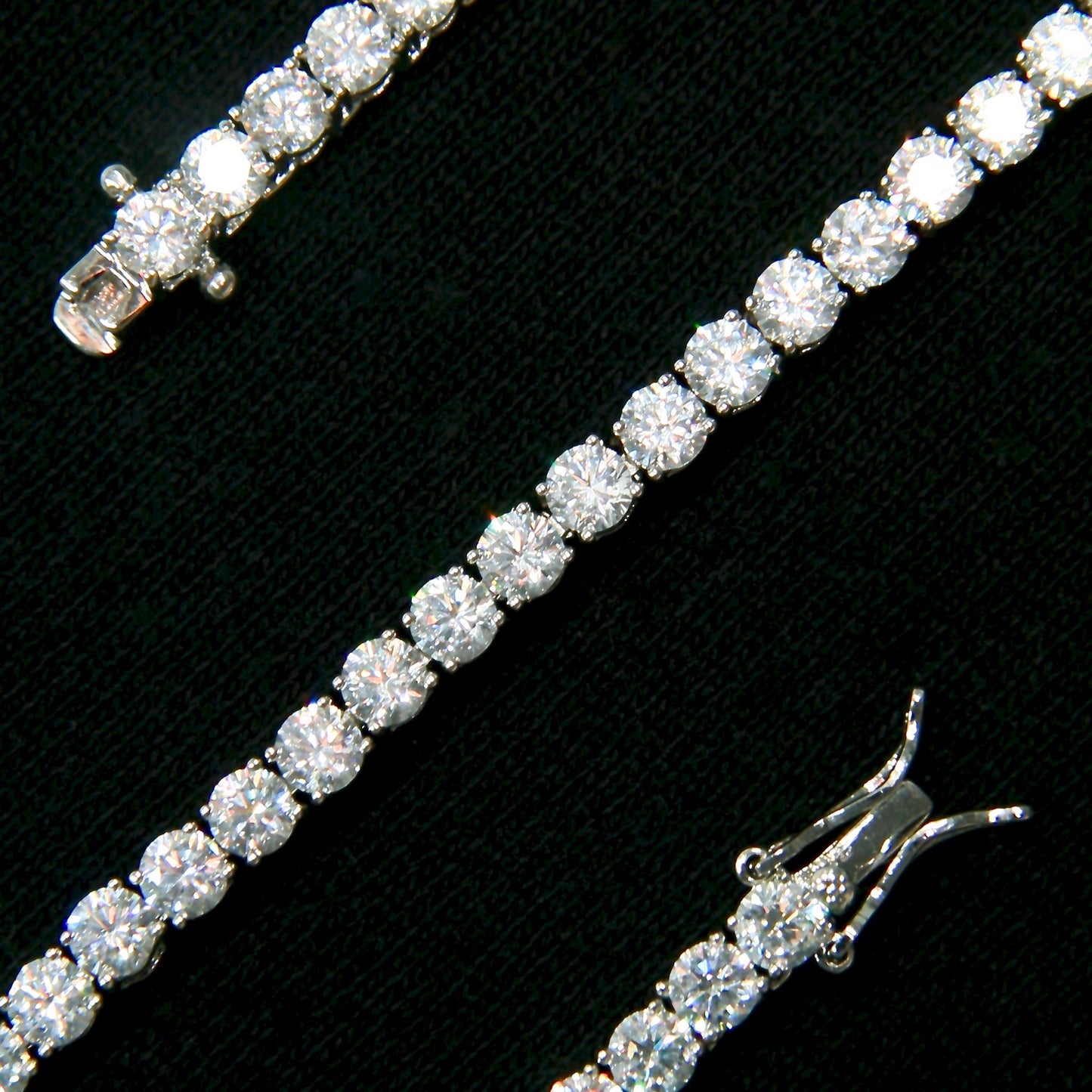 4MM WHITE GOLD PLATED TENNIS CHAIN