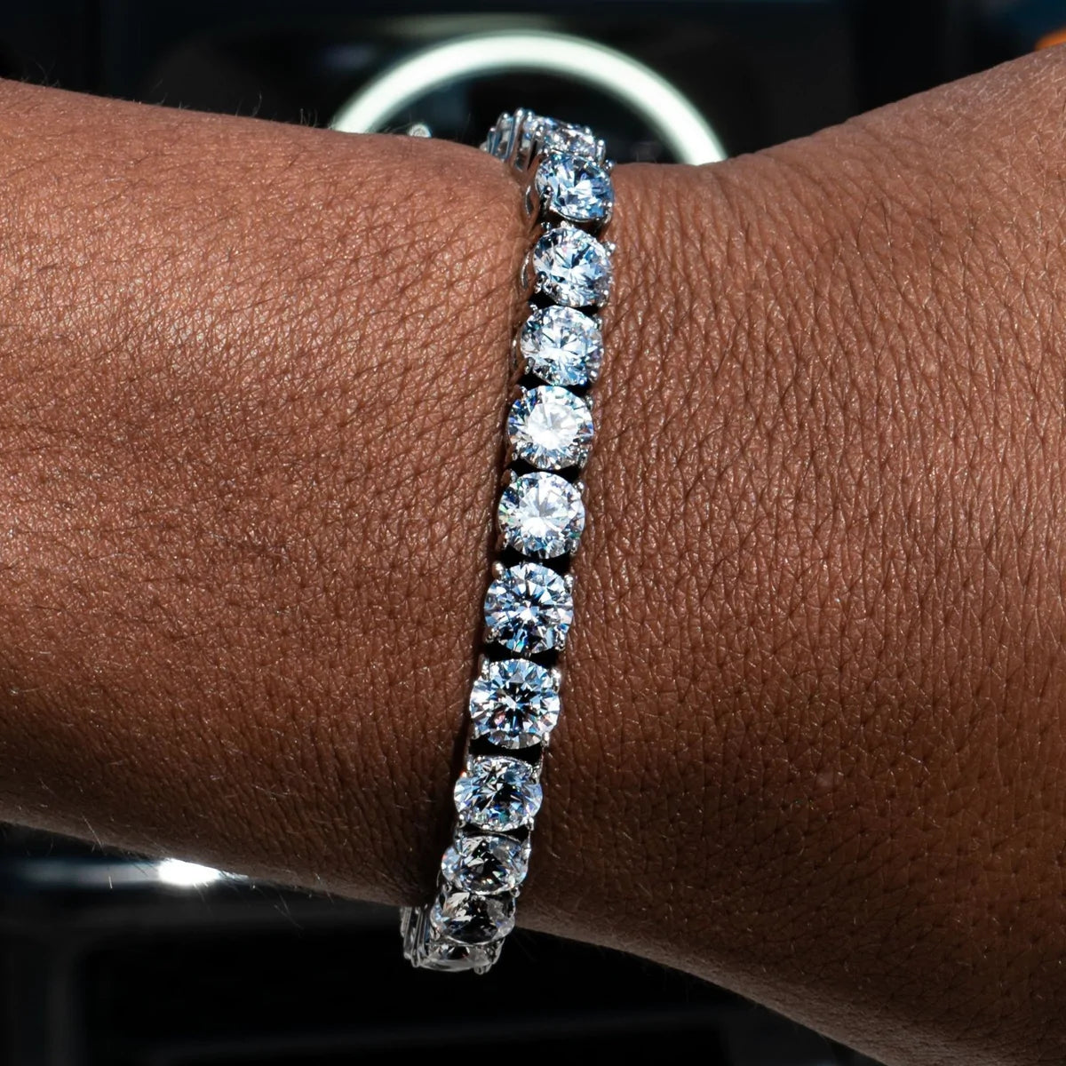 5mm Moissanite Diamanten Tennis Armband