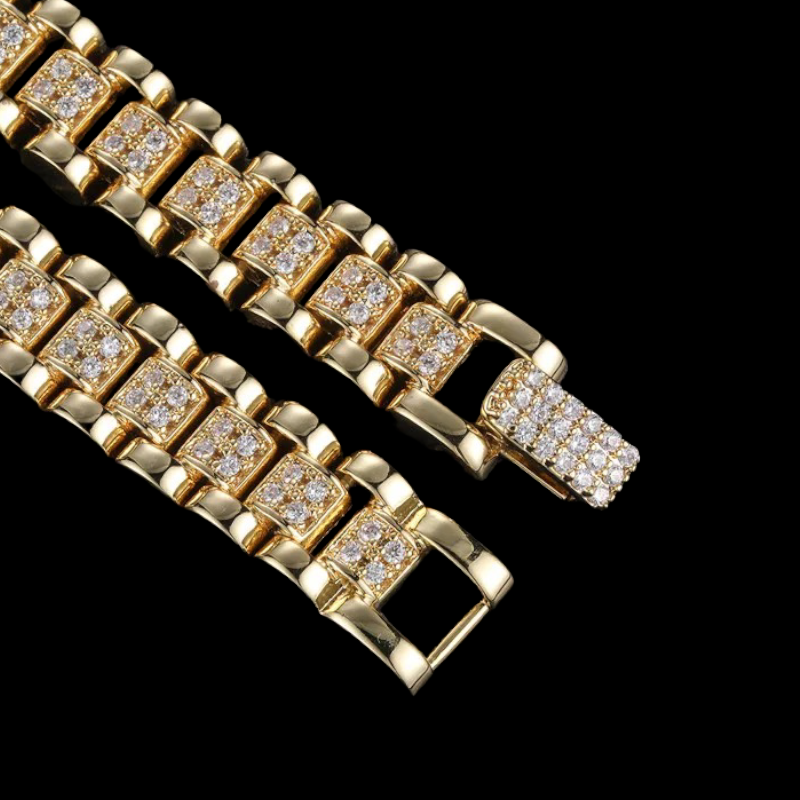 14MM Gold Plated Rollie Ketting