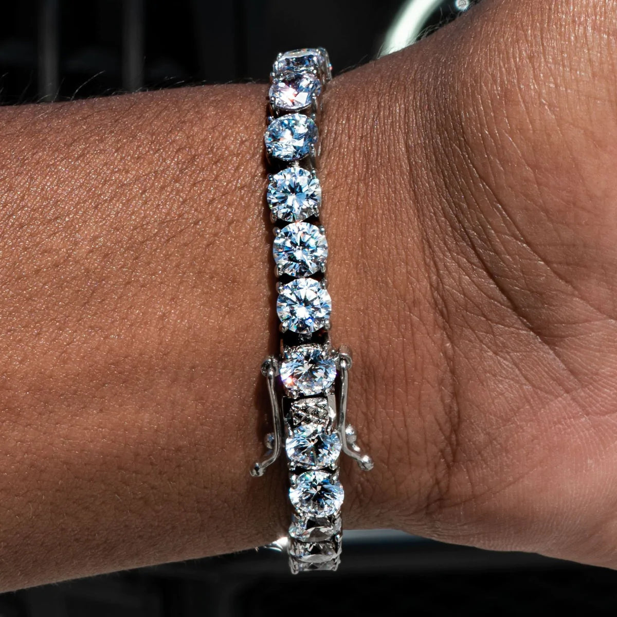 5mm Moissanite Diamanten Tennis Armband