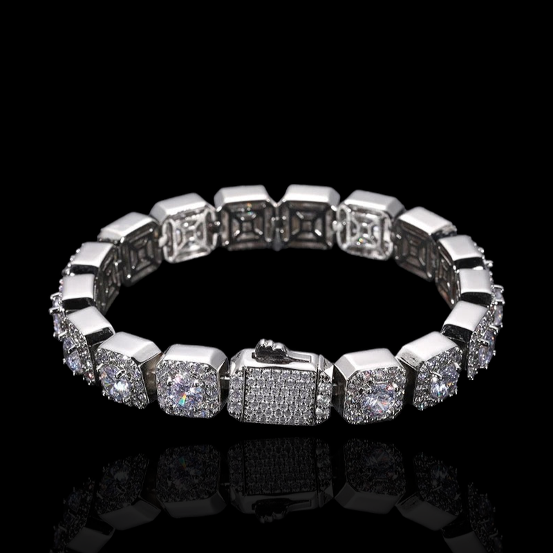 Moissanite Diamanten Clustered Armband