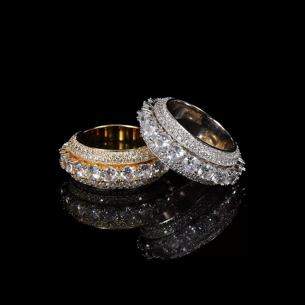 5 Layer Diamanten Band Ring