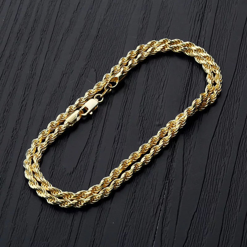 925 Zilveren Dookie Rope Ketting