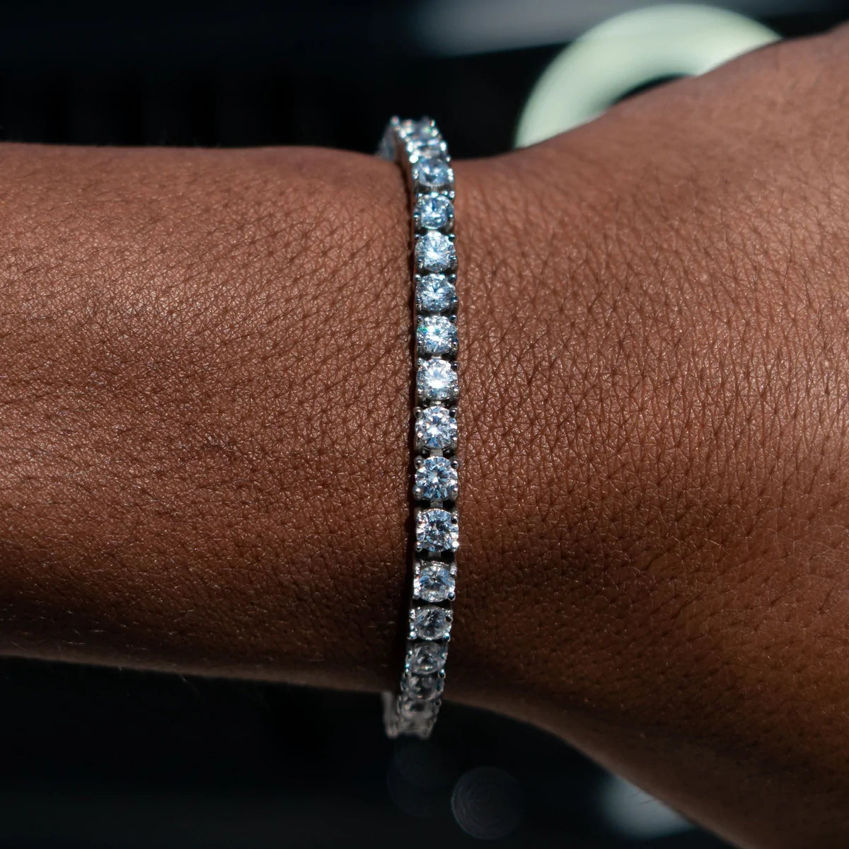 4mm Moissanite Diamanten Tennis Armband