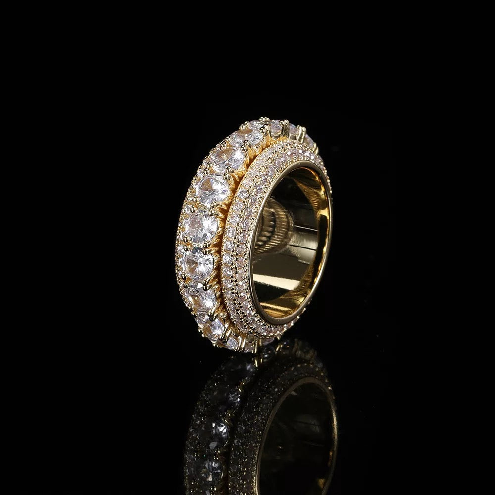 5 Layer Diamanten Band Ring