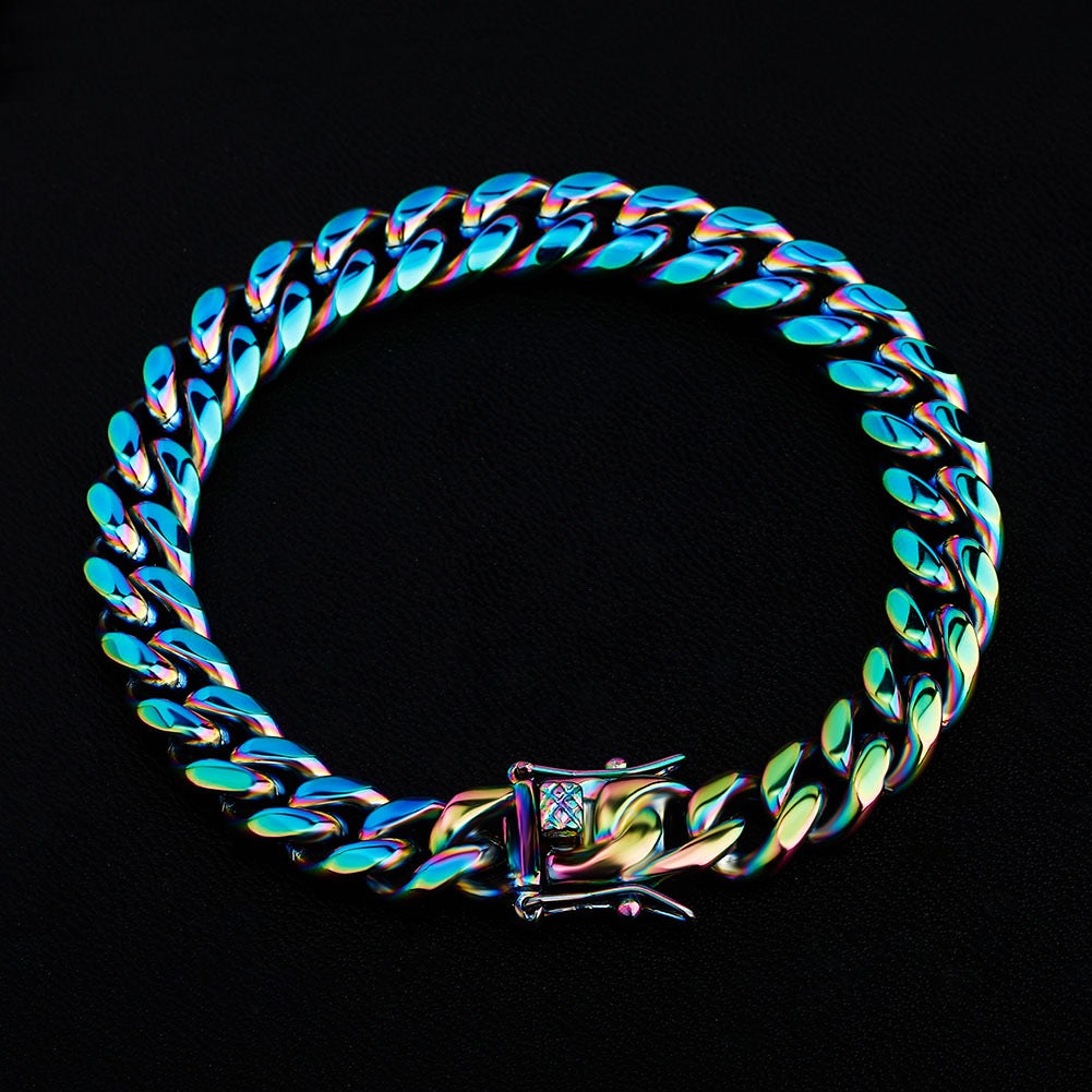 10mm Neo Chrome Cuban Armband