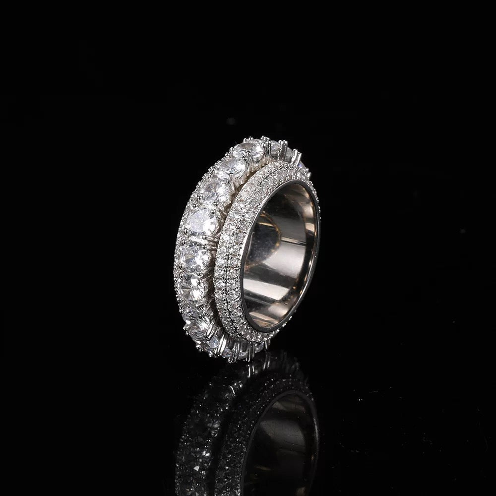 5 Layer Diamanten Band Ring