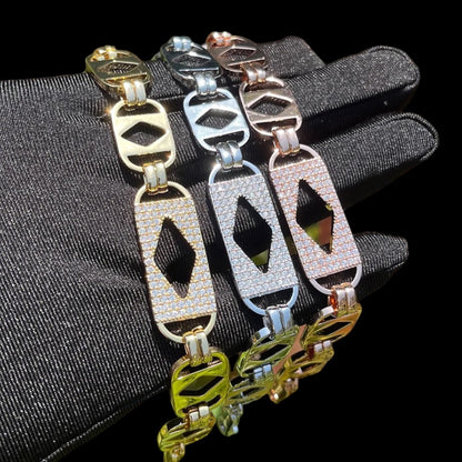 14mm ICED OUT Kingsley Bracelet