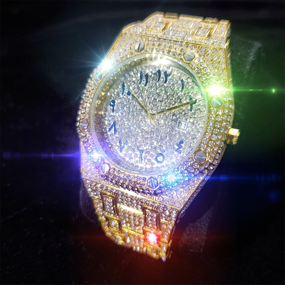 Gold-plated Arabic dial Royal Watch