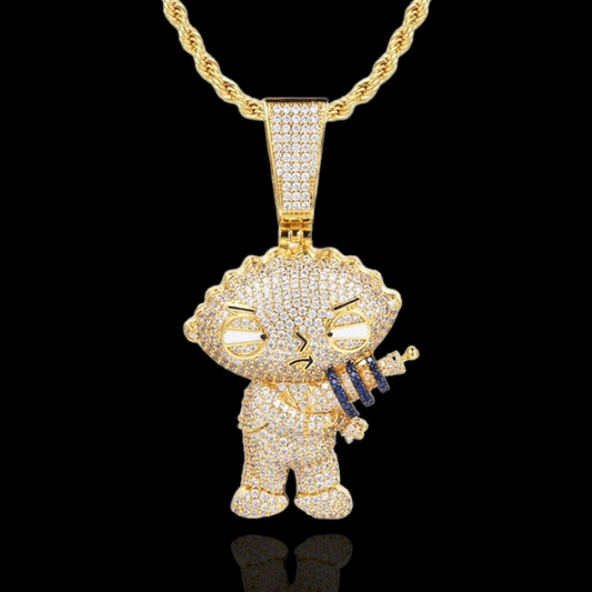 Gold Plated Stewie Hanger