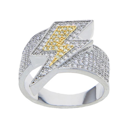 Bicolor Lightning Ring