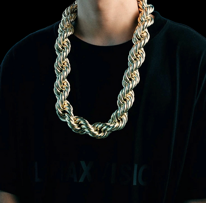 30mm Gold Plated Dookie Rope Ketting
