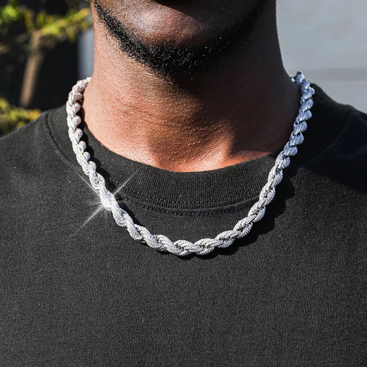 10MM Diamond Dookie Rope Chain