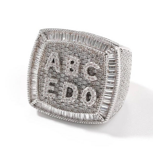 Customize Your Own Name Ring