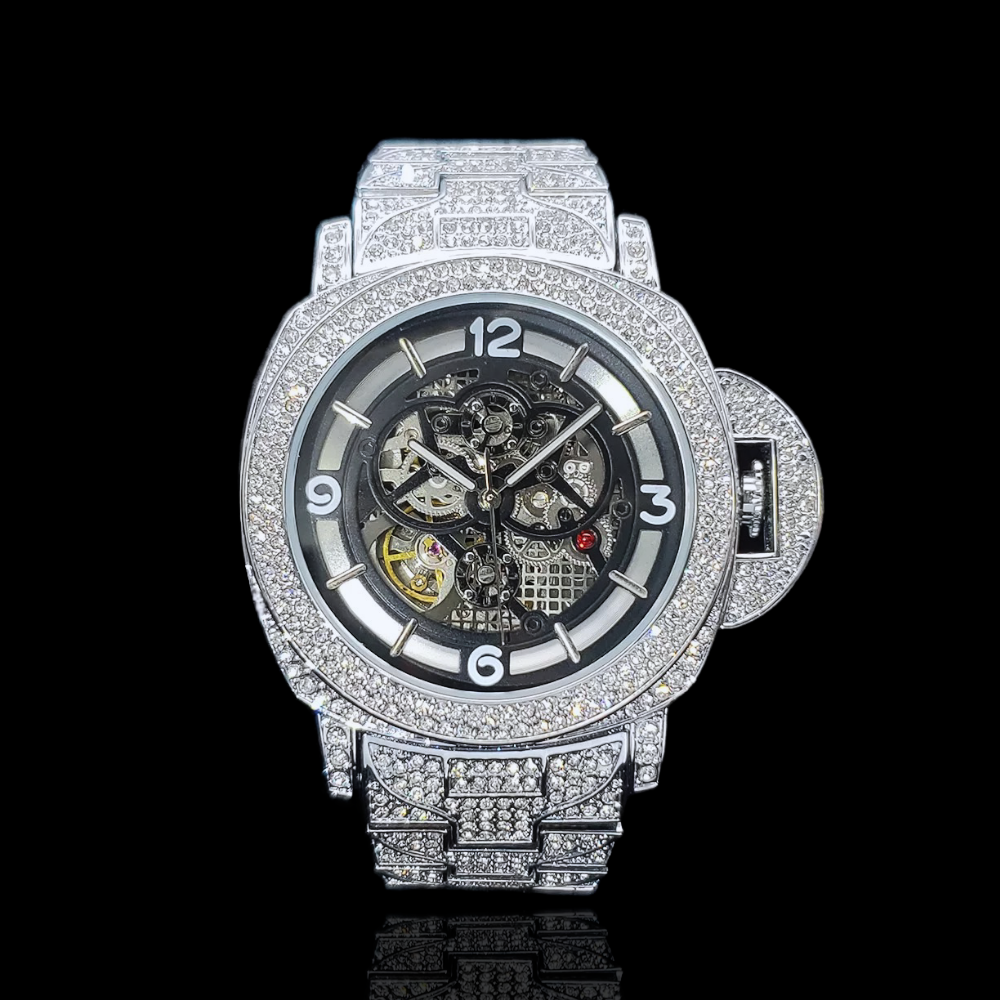 Iced Out | Automatische Titan Watch
