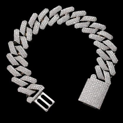 19mm Premium S-Schakel Cuban Armband