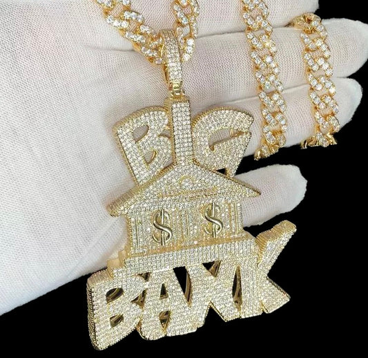 Gold Plated Big Bank Hanger