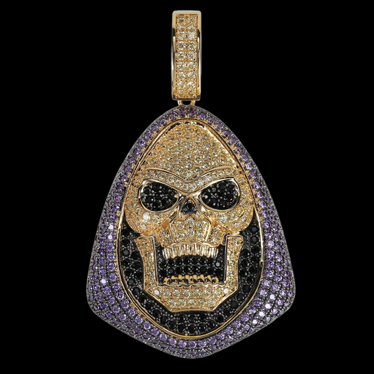 Custom Skeletor Head Pendant