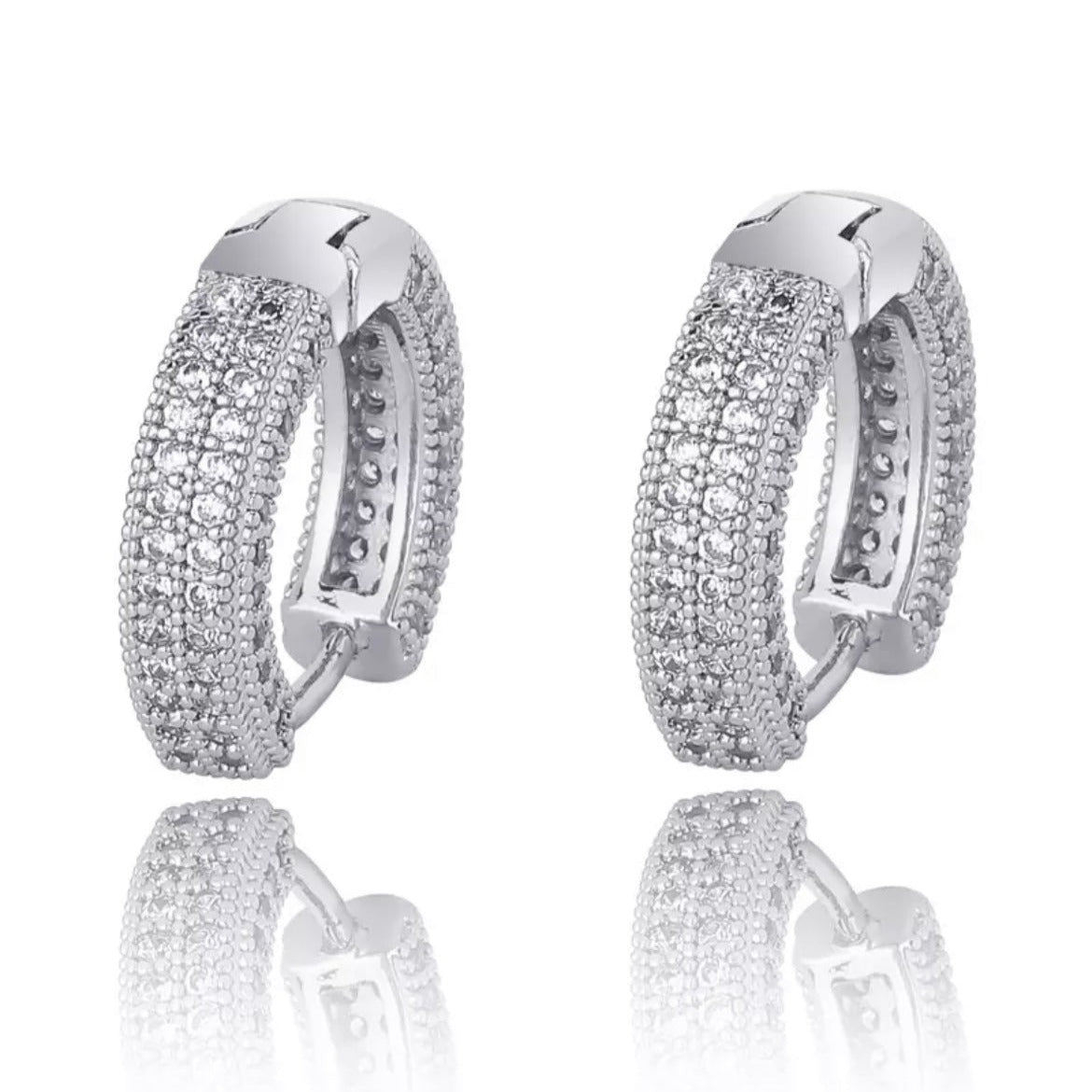24mm Iced out Earrings 
