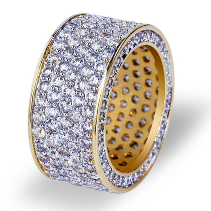 11mm Fully Iced Out 360 Ring - ICED OUT