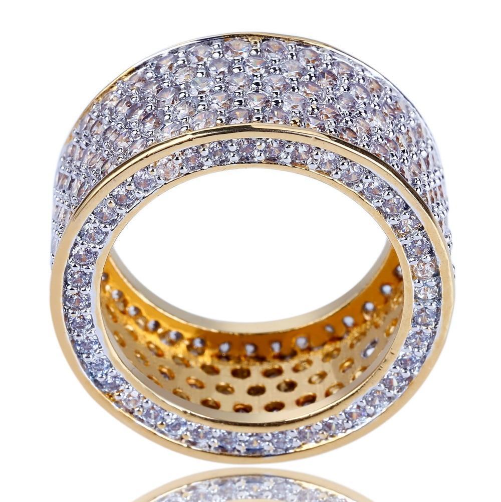 11mm Fully Iced Out 360 Ring - ICED OUT