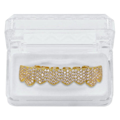 Premium 8/8 Iced Out Ondergebit