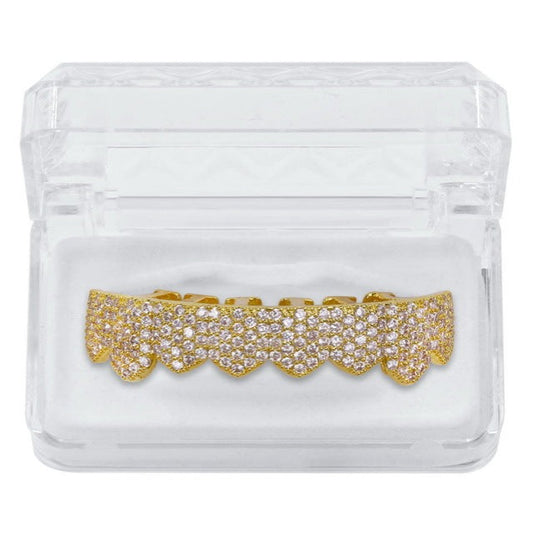 Premium 8/8 Iced Out Ondergebit